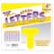 Trend Yellow 4" Casual Uppercase Ready Letters®, 6 Packs